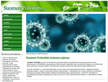 Tablet Screenshot of polioliitto.com